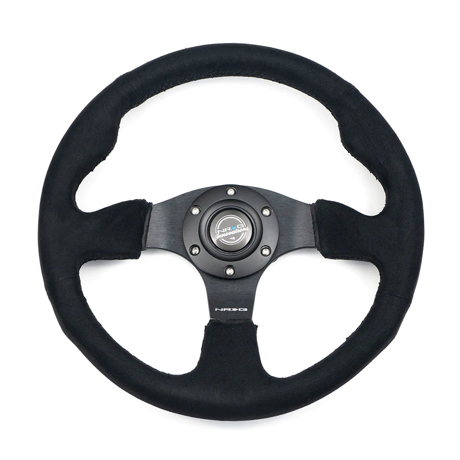 NRG Innovations RACING STEERING WHEEL ALCANTARA