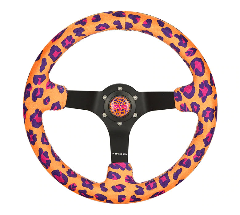 NRG Innovations SAVAGE INSPIRED STEERING WHEEL Orange