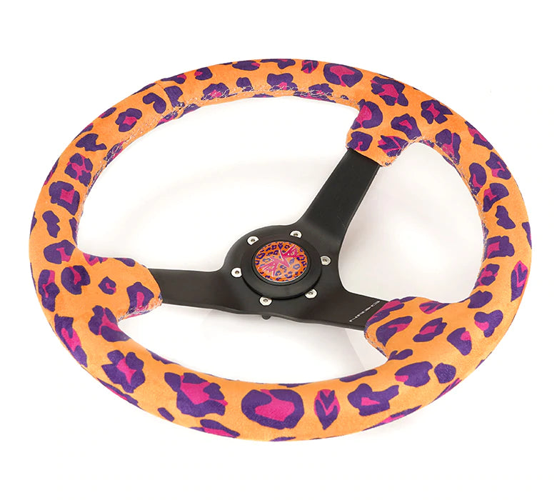 NRG Innovations SAVAGE INSPIRED STEERING WHEEL Orange