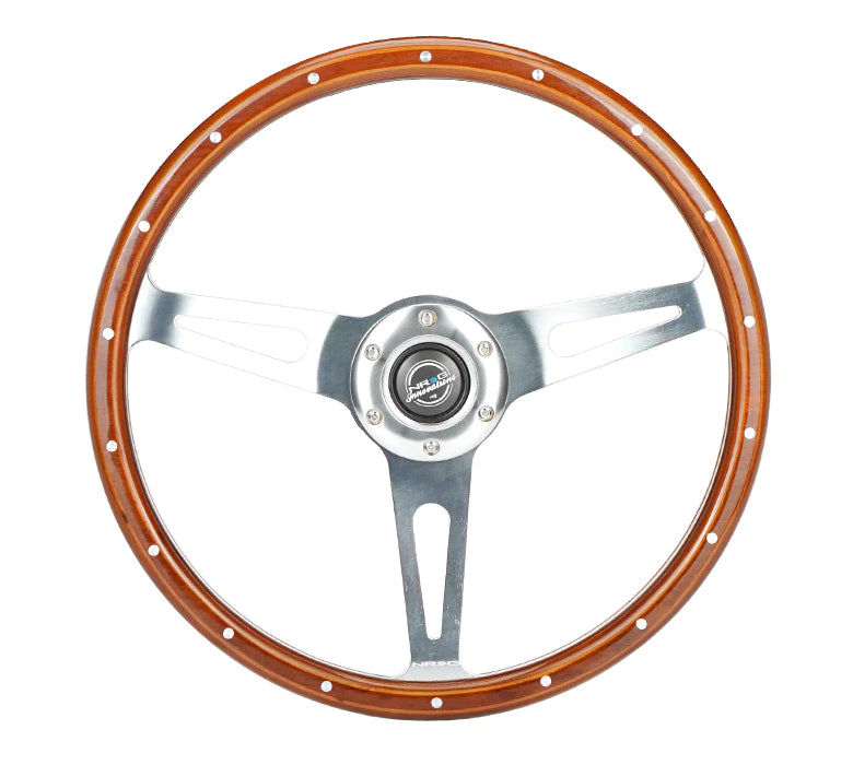 NRG Innovations CLASSIC 380MM WOOD GRAIN