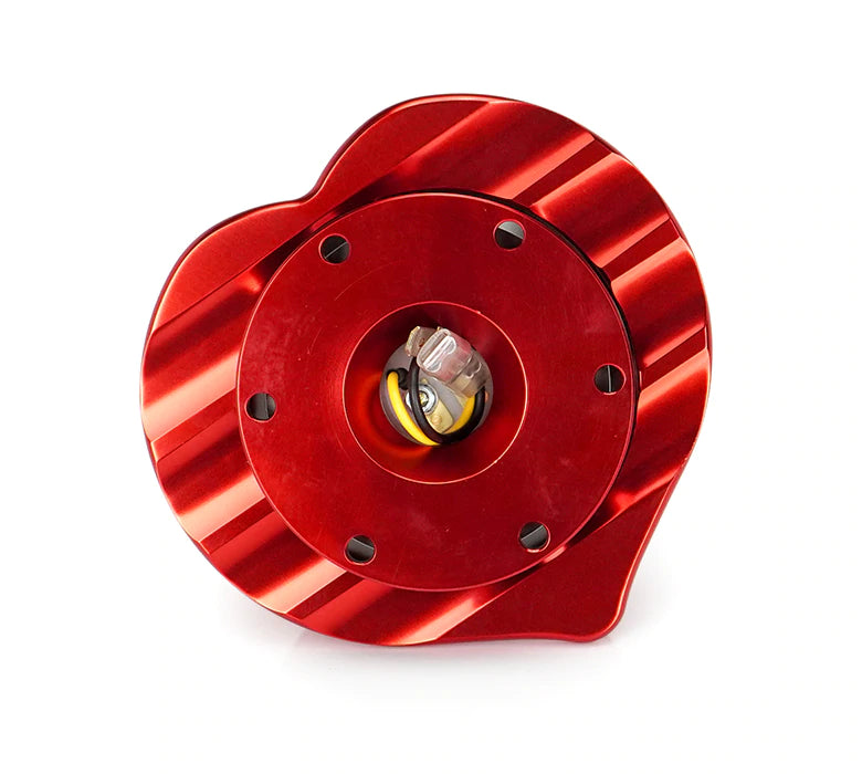 NRG Innovations Heart Shape Quick Release Red