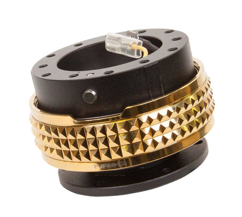 NRG Innovations 2.1 QUICK RELEASE Black and Chrome Gold
