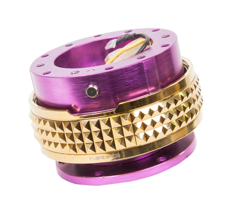 NRG Innovations 2.1 QUICK RELEASE Pink and Chrome Gold