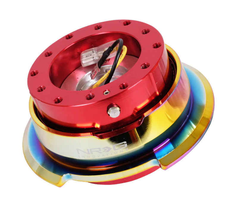 NRG Innovations 2.8 QUICK RELEASE Red and Neo Chrome