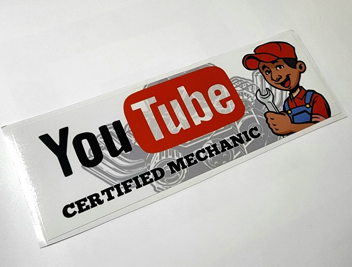Mechanic Decal Youtube Certified Custom Mechanic Decal Youtube Certified Custom