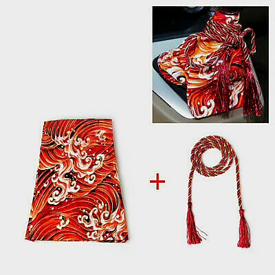 Japanese Style Shift Boots with Decorative Rope (Figure wave & Koi Fish)