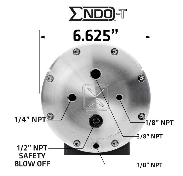 AccuAir ENDO-T 3 Gallon Tank (AA-ENDO-T3-RAW)