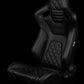BRAUM ELITE-X SERIES RACING SEATS ( DIAMOND ED. | BLACK PIPING ) – PAIR (BRR1X-BDDGS)