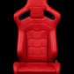 BRAUM ELITE-X SERIES RACING SEATS (RED KOMODO EDITION) – PAIR (BRR1X-RDRT)