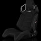 BRAUM ALPHA-X SERIES RACING SEATS (BLACK CLOTH) – PAIR (BRR5-BFGS)