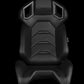 BRAUM ALPHA-X SERIES RACING SEATS (BLACK) – PAIR (BRR5-BKBK)