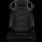 BRAUM ALPHA-X SERIES RACING SEATS (BLACK STITCHING | LOW BASE VERSION) – PAIR (BRR5-BKBS)
