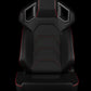 BRAUM ALPHA-X SERIES RACING SEATS (RED STITCHING | LOW BASE VERSION) – PAIR (BRR5-BKRS)