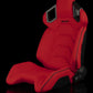 BRAUM ALPHA-X SERIES RACING SEATS (RED CLOTH) – PAIR (BRR5-RFBS)