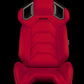 BRAUM ALPHA-X SERIES RACING SEATS (RED CLOTH) – PAIR (BRR5-RFBS)