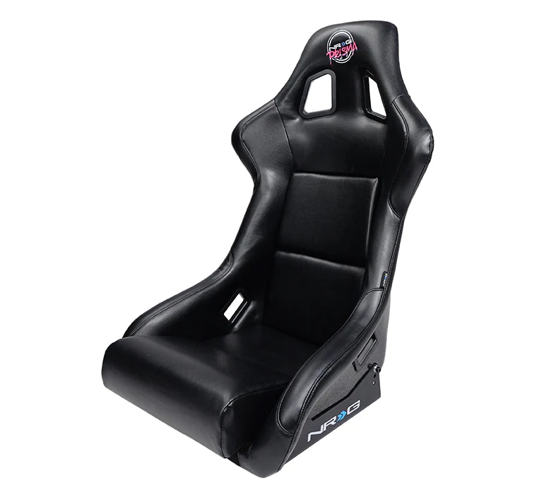 NRG Innovations PRISMA VINYL LARGE BUCKET SEAT FRP-302BK-V