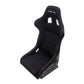 NRG Innovations Fiber Glass Bucket Seat with Carbon Fiber Medium RSC-310