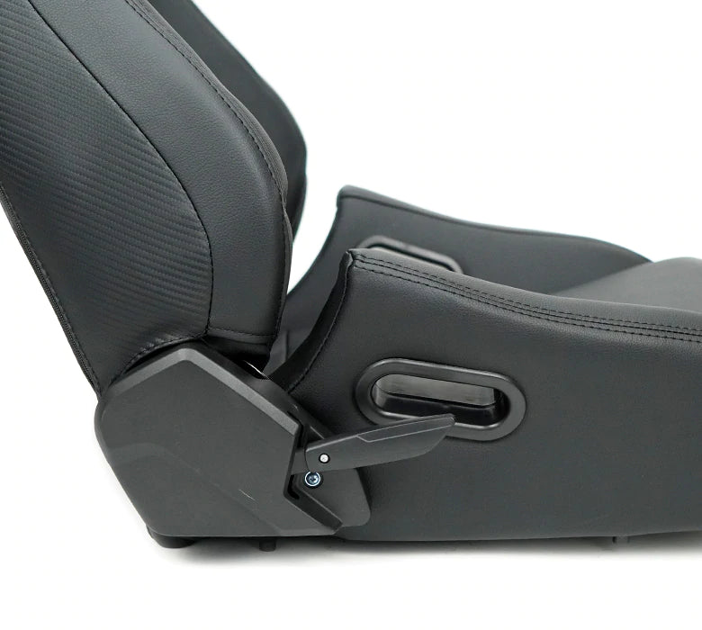 NRG Innovations Reclinable Racing Seat Omega in Vinyl