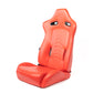 NRG Innovations Reclinable Racing Seat Arrow in Vinyl