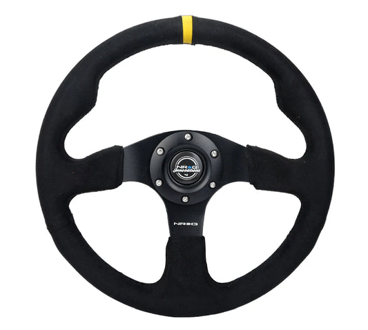 NRG Innovations RACING STEERING WHEEL ALCANTARA