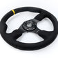 NRG Innovations RACING STEERING WHEEL ALCANTARA