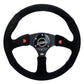 NRG Innovations 350MM 2" DEEP STEERING WHEEL Dual Switch