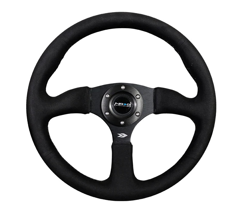 NRG Innovations 350MM 2" DEEP STEERING WHEEL Alcantara