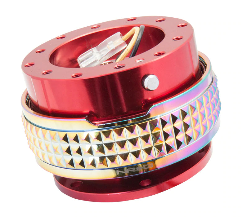 NRG Innovations 2.1 QUICK RELEASE Red and Neo Chrome