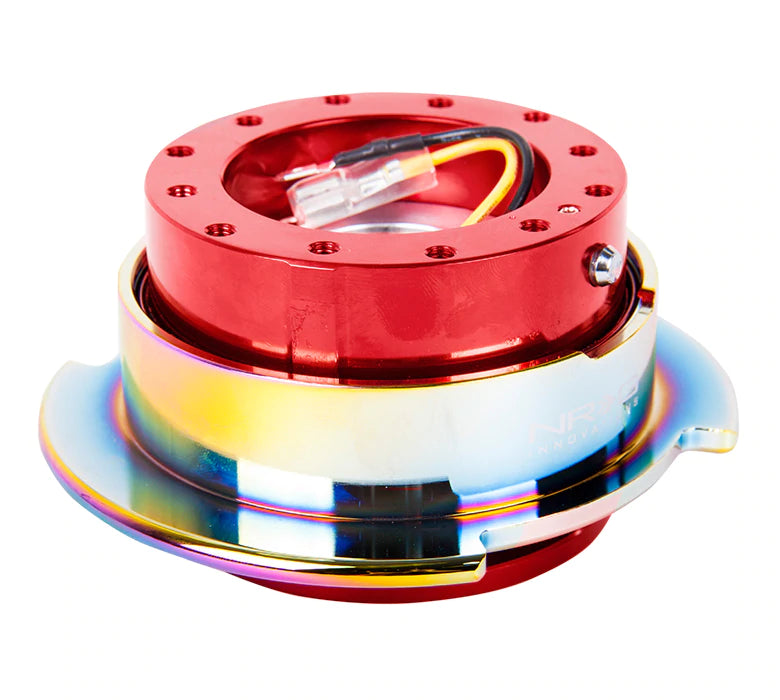 NRG Innovations 2.5 QUICK RELEASE Red and Neo Chrome
