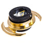 NRG Innovations 3.0 QUICK RELEASE Black and Chrome Gold