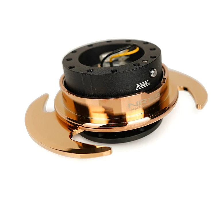 NRG Innovations 3.0 QUICK RELEASE Black and Rose Gold