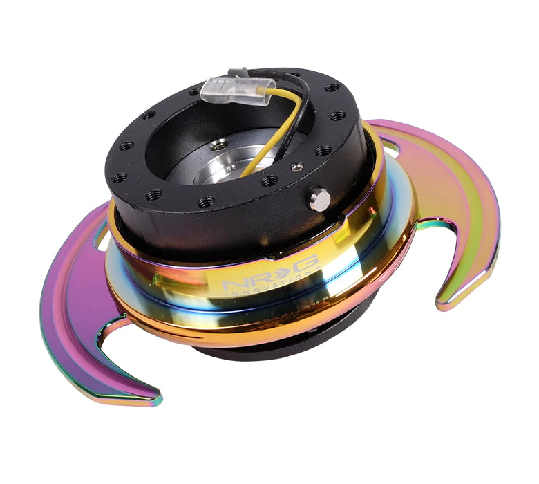 NRG Innovations 3.0 QUICK RELEASE Black and Neo Chrome