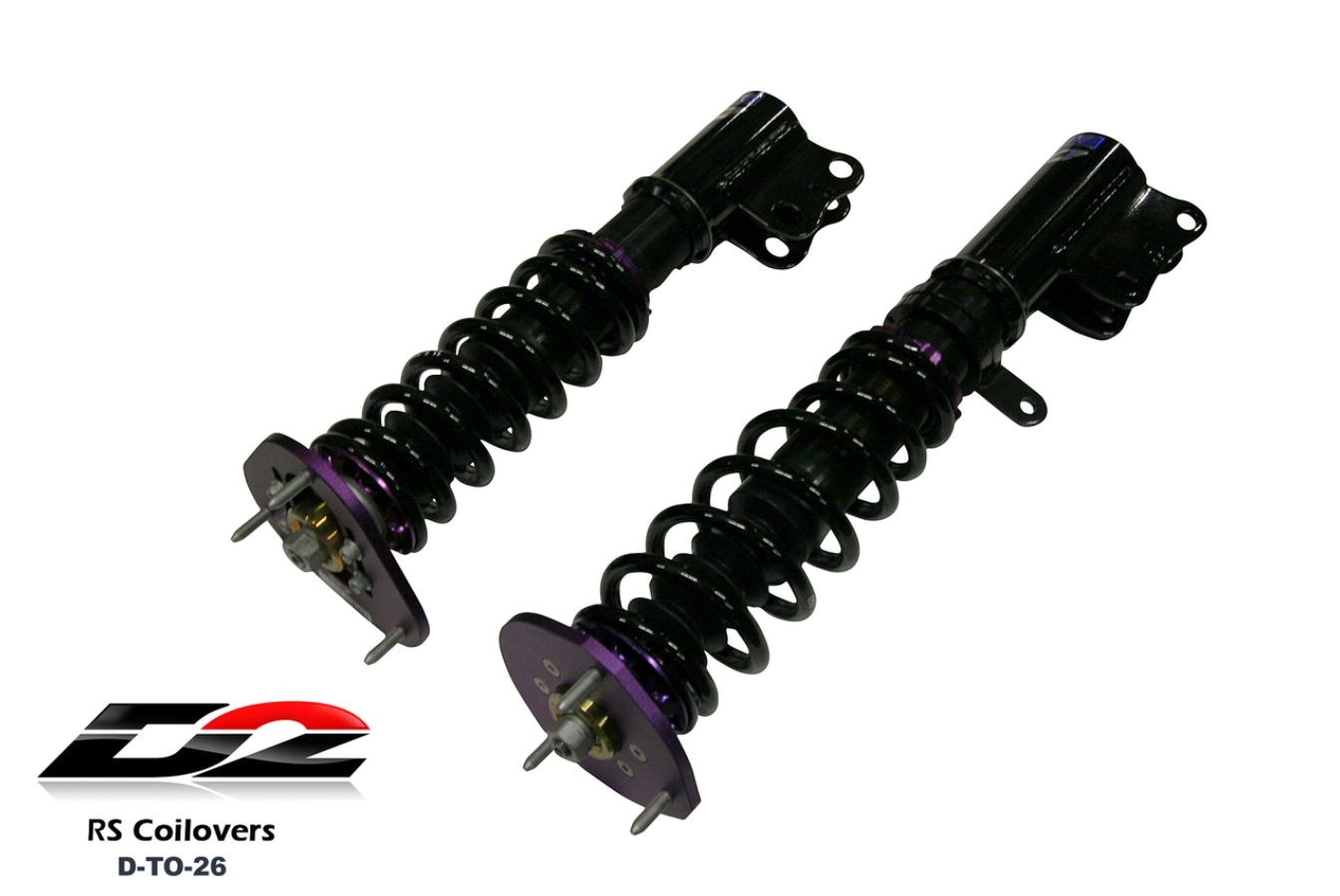 D2 RS Coilovers D-TO-26 88-02 Toyota Corolla / 89-02 Geo/Chevrolet Prizm